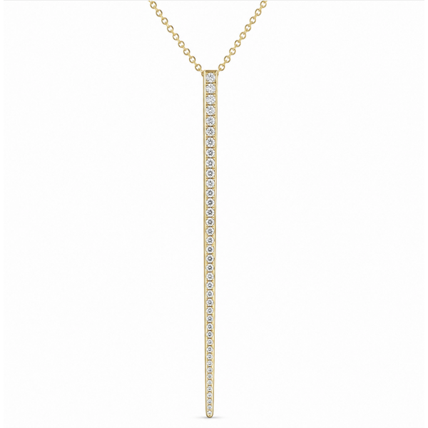 18K Yellow Gold 0.47 ctw Diamond Necklace Blue Marlin Jewelry, Inc. Islamorada, FL