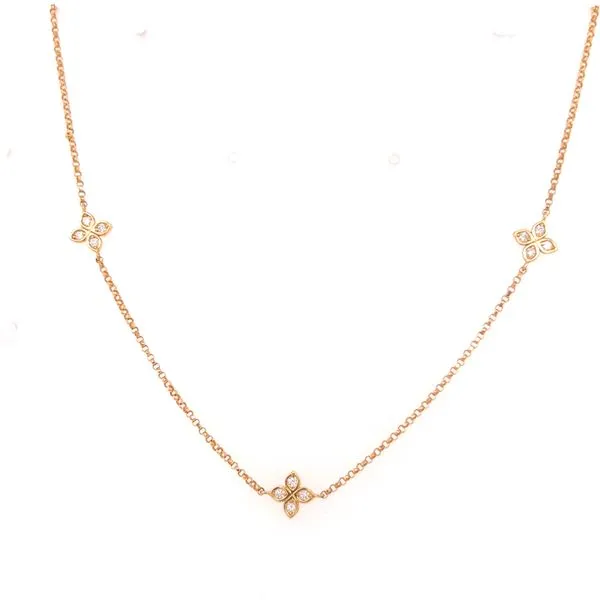 Roberto Coin Flower Necklace Blue Marlin Jewelry, Inc. Islamorada, FL