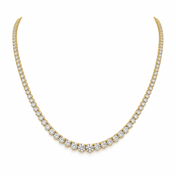 14K Diamond Tennis Necklace Blue Marlin Jewelry, Inc. Islamorada, FL