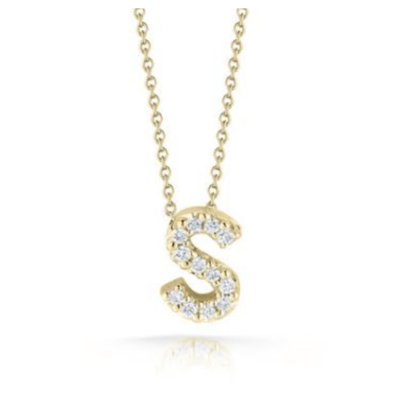 Love Letter "S" Diamond Necklace Blue Marlin Jewelry, Inc. Islamorada, FL