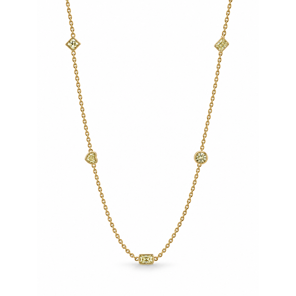 14K Yellow Gold 0.89 ctw By The Yard Diamond Necklace Blue Marlin Jewelry, Inc. Islamorada, FL