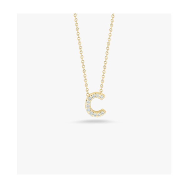 18K Yellow Gold 0.05 ctw C Diamond Necklace Blue Marlin Jewelry, Inc. Islamorada, FL