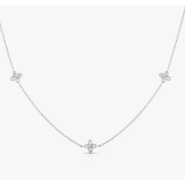 18K White Gold 0.13 ctw Diamond Necklace Blue Marlin Jewelry, Inc. Islamorada, FL