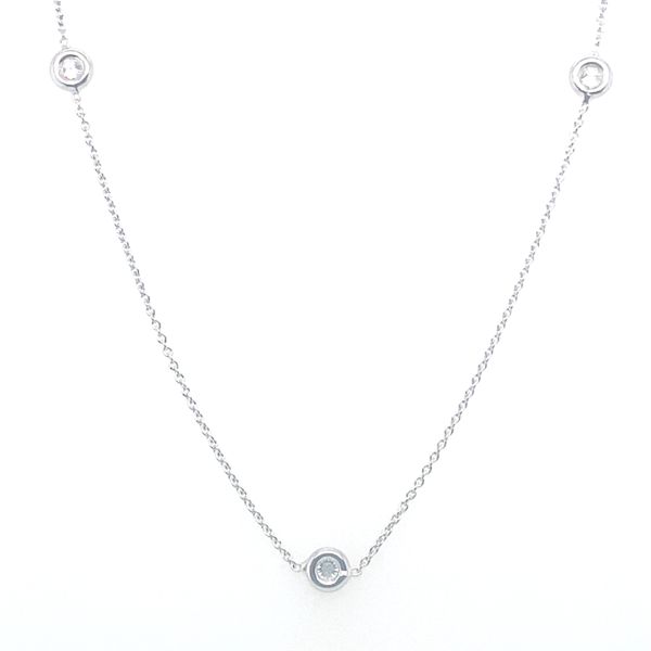 Roberto Coin 3 Station Diamond by the Inch Necklace Blue Marlin Jewelry, Inc. Islamorada, FL