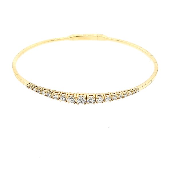 Flex Gold Diamond Bangle Blue Marlin Jewelry, Inc. Islamorada, FL