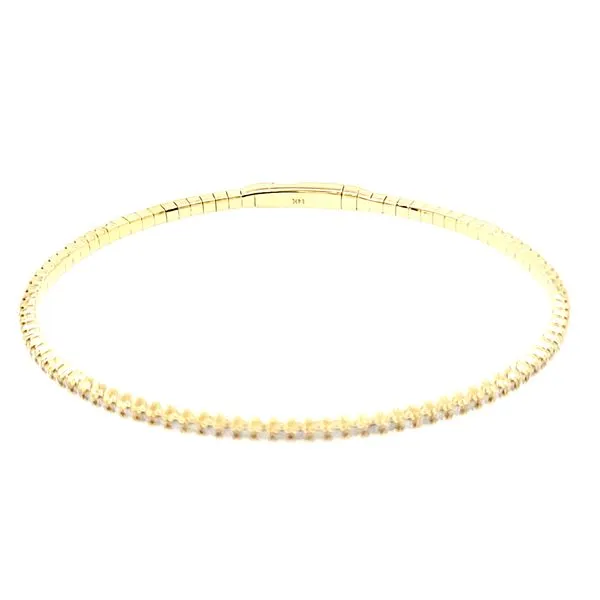 Flex Gold Diamond Bangle Bracelet Blue Marlin Jewelry, Inc. Islamorada, FL