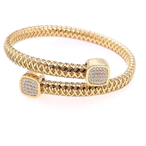 Roberto Coin Primavera Diamond Bypass Bangle Blue Marlin Jewelry, Inc. Islamorada, FL