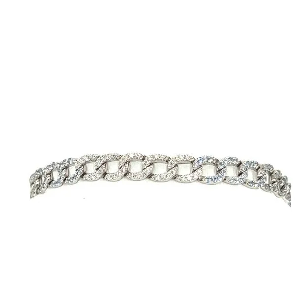 Ombre Blue Sapphire and Diamond Bracelet Blue Marlin Jewelry, Inc. Islamorada, FL