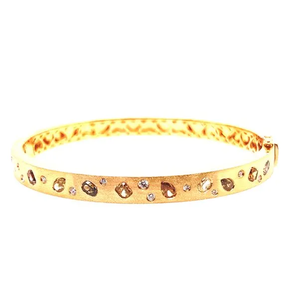 Diamond Natural Fancy & White Diamond Bangle Blue Marlin Jewelry, Inc. Islamorada, FL
