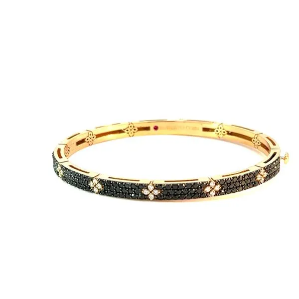 Love in Verona Balck and White Diamond Bangle Blue Marlin Jewelry, Inc. Islamorada, FL