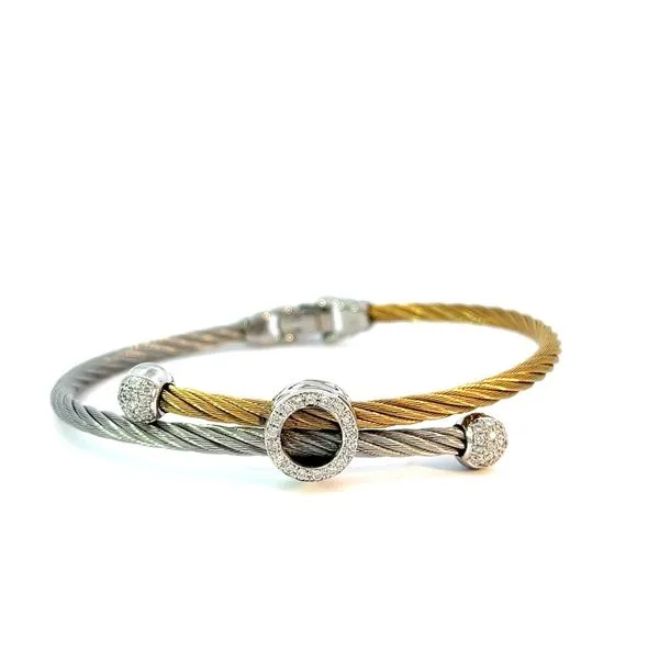 18KW Grey and Yellow Bracelet with Diamonds Blue Marlin Jewelry, Inc. Islamorada, FL
