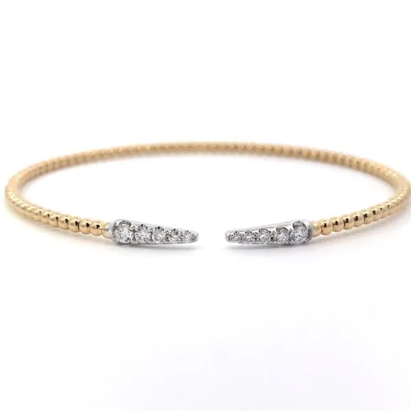 14K Beaded Bangle Blue Marlin Jewelry, Inc. Islamorada, FL