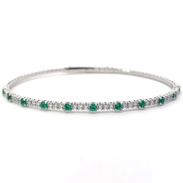 14K Emerald and Diamond Bracelet Blue Marlin Jewelry, Inc. Islamorada, FL
