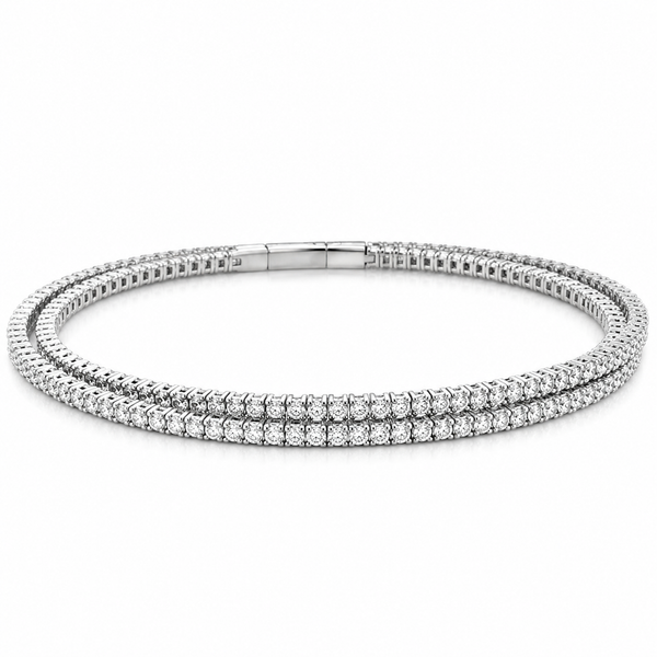 18K White Gold 3.26 ctw Diamond Bracelet Blue Marlin Jewelry, Inc. Islamorada, FL