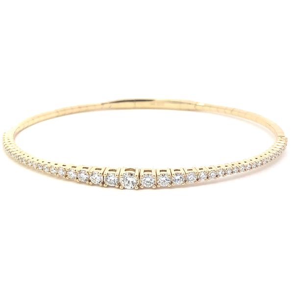 18K Graduated Diamond Bangle Blue Marlin Jewelry, Inc. Islamorada, FL