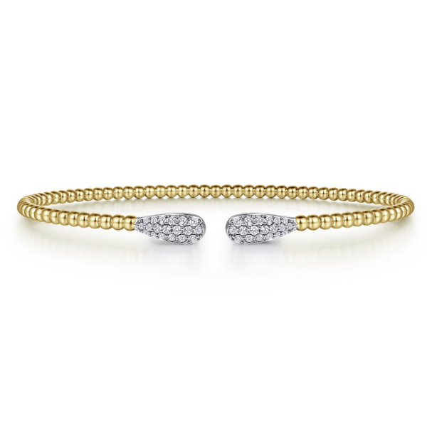 14K TEARDDOPS OPEN BANGLE Blue Marlin Jewelry, Inc. Islamorada, FL