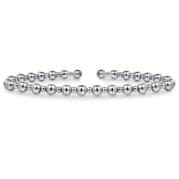 14KW Beaded Open Bangle Blue Marlin Jewelry, Inc. Islamorada, FL