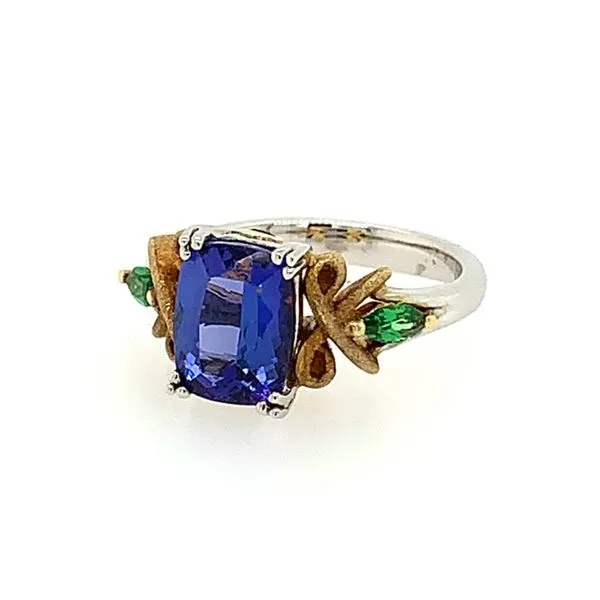 Denny Wong Tanzanite Ring With Colored Stones Blue Marlin Jewelry, Inc. Islamorada, FL