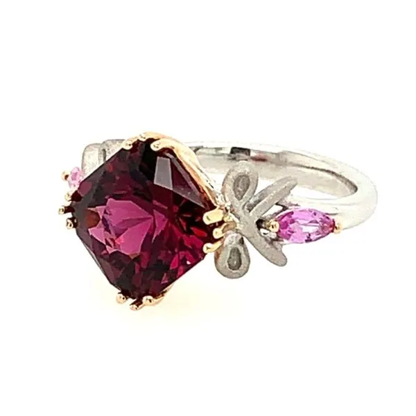 Denny Wong Garnet and Sapphire Ring Blue Marlin Jewelry, Inc. Islamorada, FL