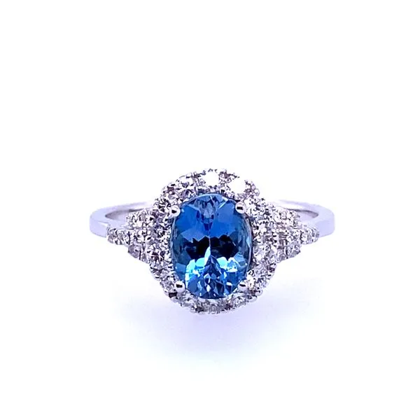 Santa Maria Aquamarine and Diamond Ring Blue Marlin Jewelry, Inc. Islamorada, FL
