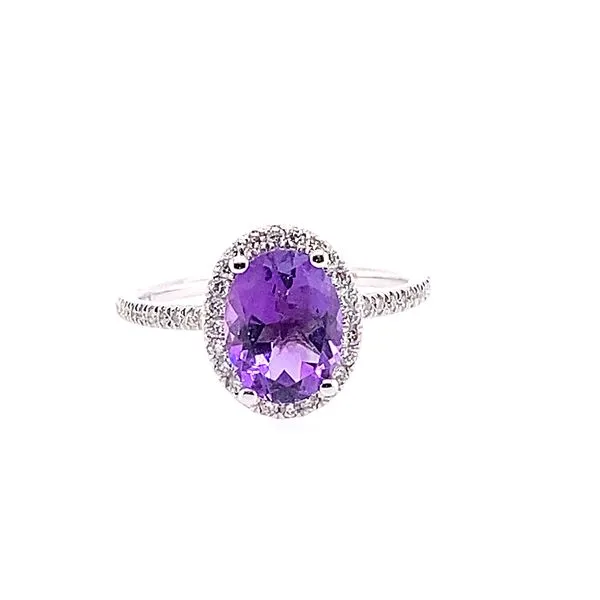 Amethyst and Diamond Ring Blue Marlin Jewelry, Inc. Islamorada, FL