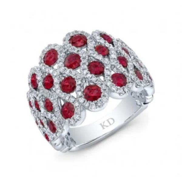 Kattan Ruby & Diamond Ring Blue Marlin Jewelry, Inc. Islamorada, FL