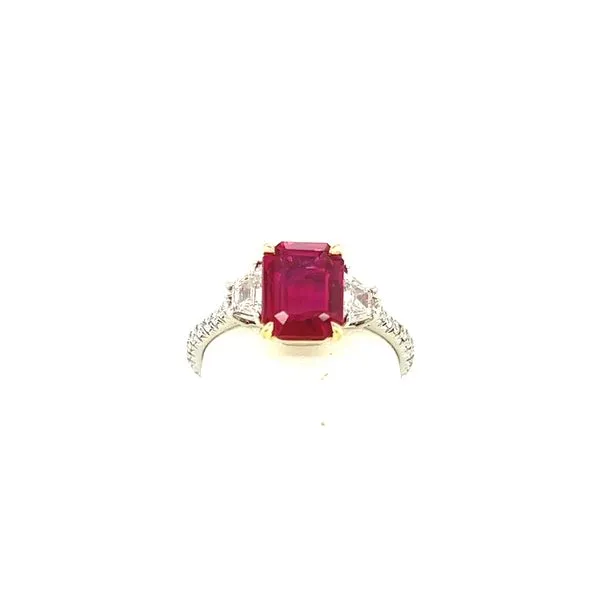 Vietnamese Natural Ruby and Diamond Ring Blue Marlin Jewelry, Inc. Islamorada, FL