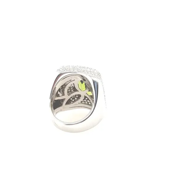 Peridot and Diamond Fashion Ring Image 3 Blue Marlin Jewelry, Inc. Islamorada, FL