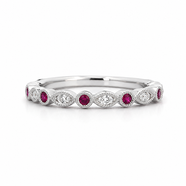 18KW Ruby Ring Blue Marlin Jewelry, Inc. Islamorada, FL