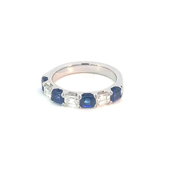 18KW Diamond and Sapphire Ring Blue Marlin Jewelry, Inc. Islamorada, FL