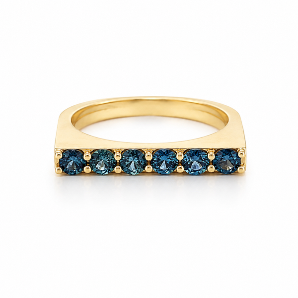 14K Montana Sapphire Ring Blue Marlin Jewelry, Inc. Islamorada, FL