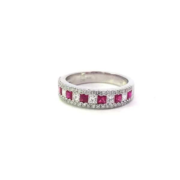18K Diamond and Ruby Band Blue Marlin Jewelry, Inc. Islamorada, FL