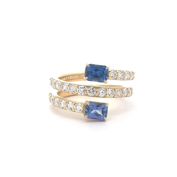 18K Diamond and Sapphire Ring Blue Marlin Jewelry, Inc. Islamorada, FL