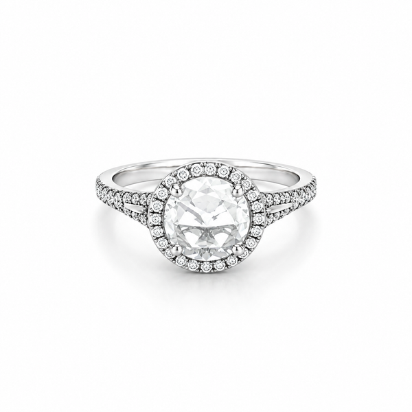 18KW .35 TDW 1.5CT White Quartz, Black Rhodium Ring Size 6.5 Blue Marlin Jewelry, Inc. Islamorada, FL