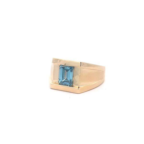 14K Lab Grown Blue Diamond Ring Blue Marlin Jewelry, Inc. Islamorada, FL