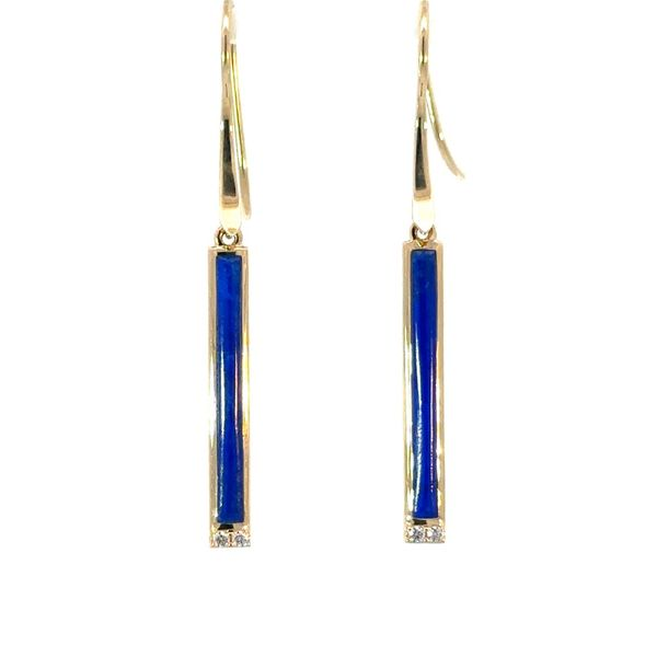 14K Stick Style Lapis Earring Blue Marlin Jewelry, Inc. Islamorada, FL