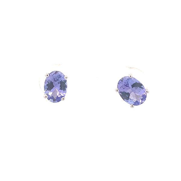 14KW Tanzanite Post Earrings Blue Marlin Jewelry, Inc. Islamorada, FL