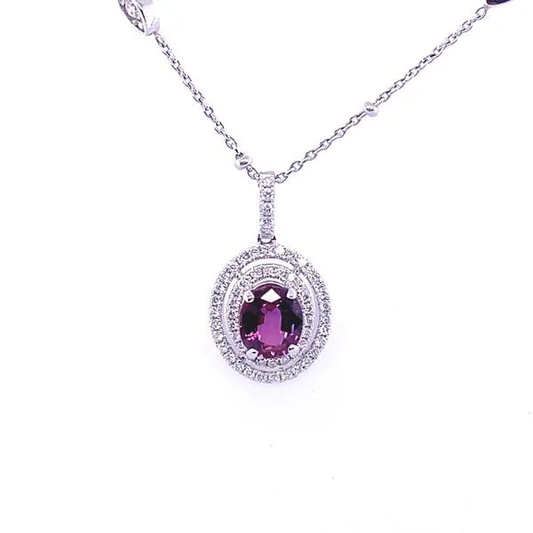 Blue Marlin Jewelry Pink Sapphire Pendant with Diamonds Blue Marlin Jewelry, Inc. Islamorada, FL