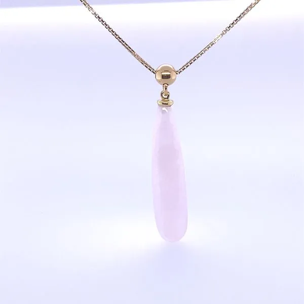 Blue Marlin Jewelry Rose Quartz Pendant Image 2 Blue Marlin Jewelry, Inc. Islamorada, FL