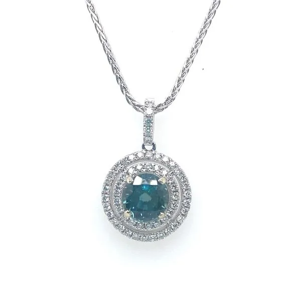 Blue Zircon Pendant Blue Marlin Jewelry, Inc. Islamorada, FL