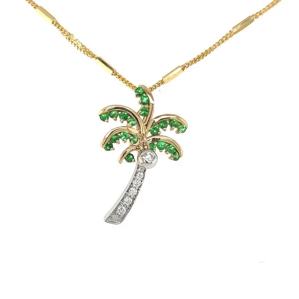 Denny Wong Palm Tree Pendant Blue Marlin Jewelry, Inc. Islamorada, FL