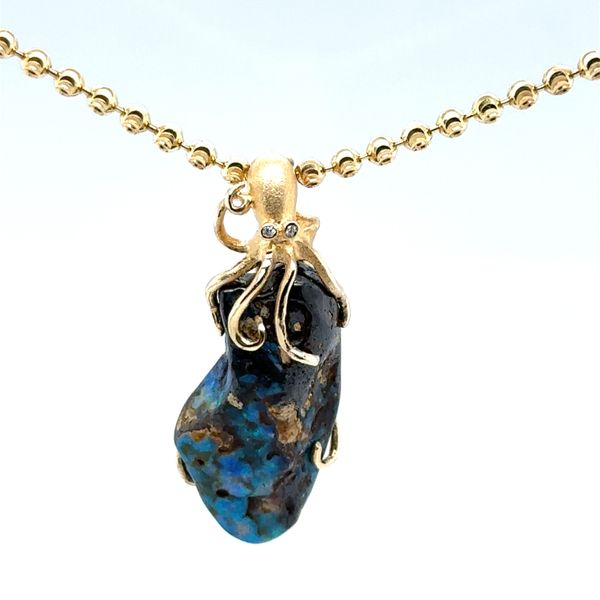 DENNY WONG BOUDLER OPAL OCTOPUS PENDANT Blue Marlin Jewelry, Inc. Islamorada, FL