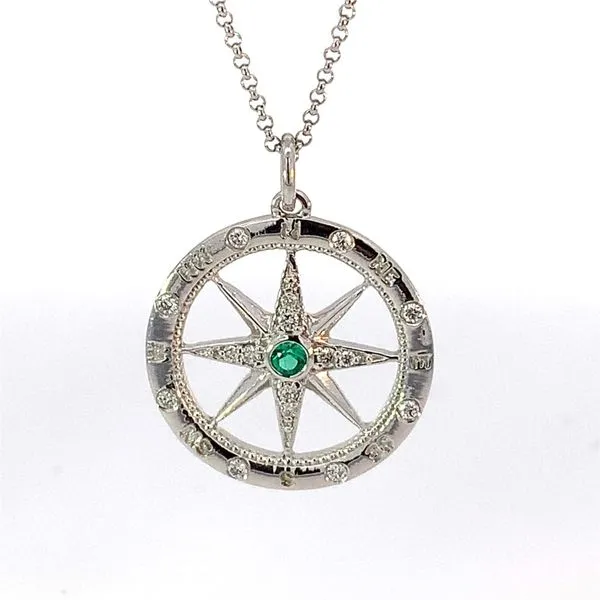 14K Yellow Gold Compass Rose Blue Marlin Jewelry, Inc. Islamorada, FL