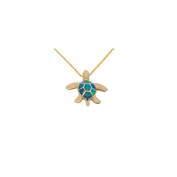 Opal Turtle Necklace Blue Marlin Jewelry, Inc. Islamorada, FL