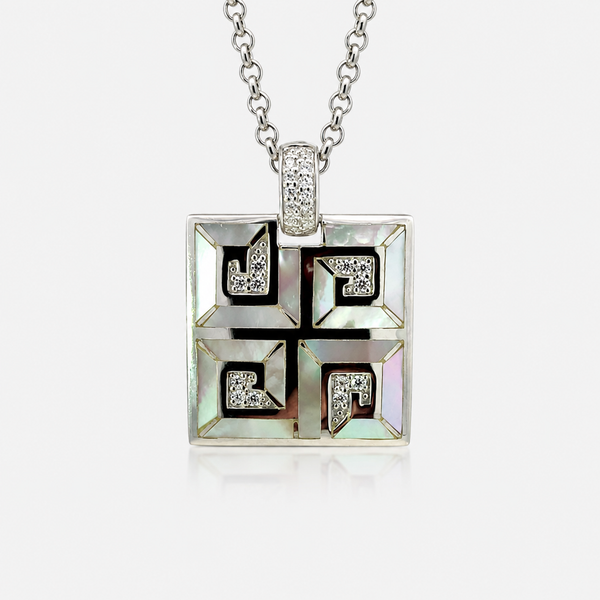 Sterling Silver Mother of Pearl Pendant/Charm Blue Marlin Jewelry, Inc. Islamorada, FL