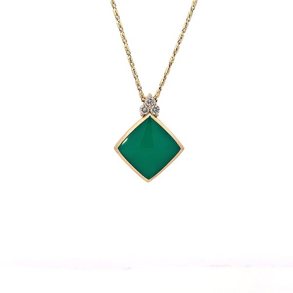 14K Kabana Chrysoprase pendant Blue Marlin Jewelry, Inc. Islamorada, FL