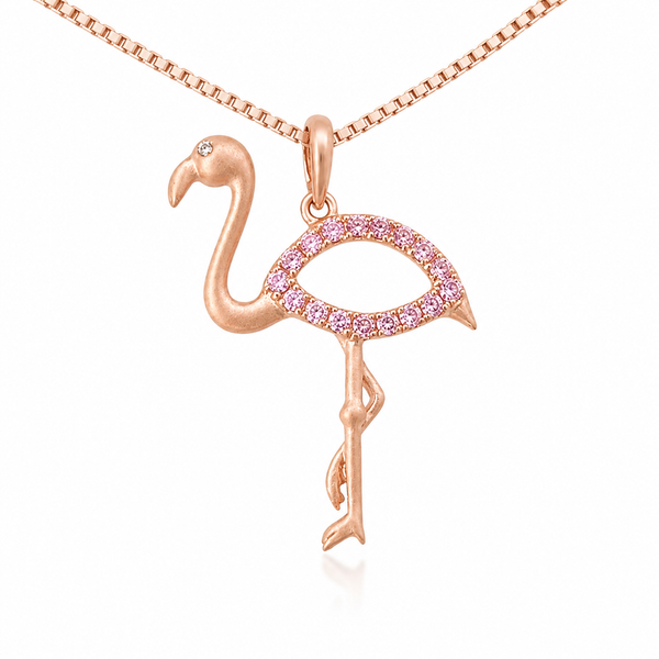 14K Rose Gold 0.17ctw Sapphire Pendant/Charm Blue Marlin Jewelry, Inc. Islamorada, FL