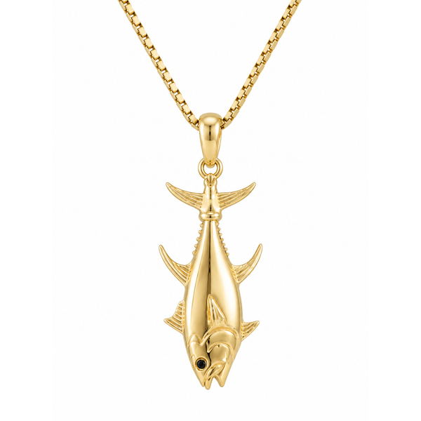 14K Yellow Gold Sapphire Pendant/Charm Blue Marlin Jewelry, Inc. Islamorada, FL