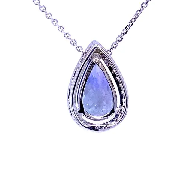 Parle Peacock Tanzanite and Diamond Necklace Image 4 Blue Marlin Jewelry, Inc. Islamorada, FL