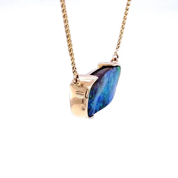 Parle Boulder Opal Necklace Image 2 Blue Marlin Jewelry, Inc. Islamorada, FL